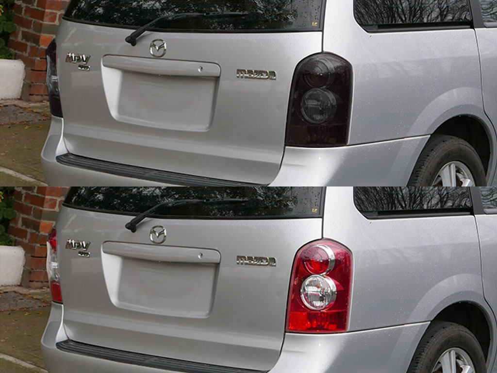 Mazda MPV 2004-2006 Before and After Smoked Taillights