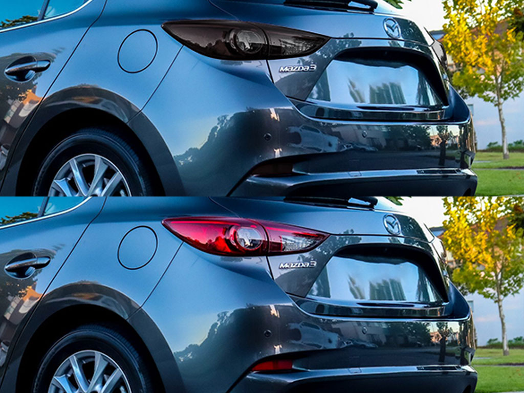 Mazda Mazda3 2014-2018 Before and After Smoked Taillights