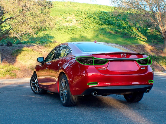 Mazda Mazda6 2016-2017 Tail Light Tint Installation Points