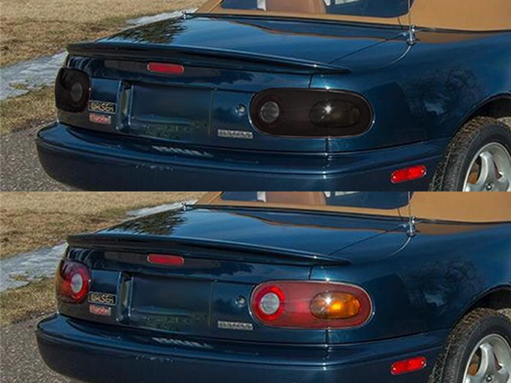 Mazda Miata 1990-1997 Before and After Smoked Taillights