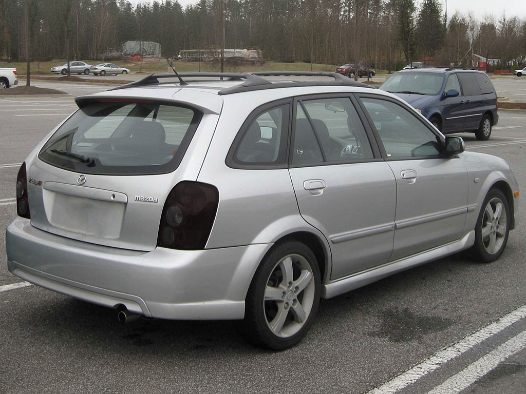 Mazda Protege 2002-2003 Blackout Tail Light TInt