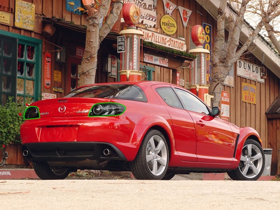 Mazda RX-8 2004-2008 Tail Light Tint Installation Points