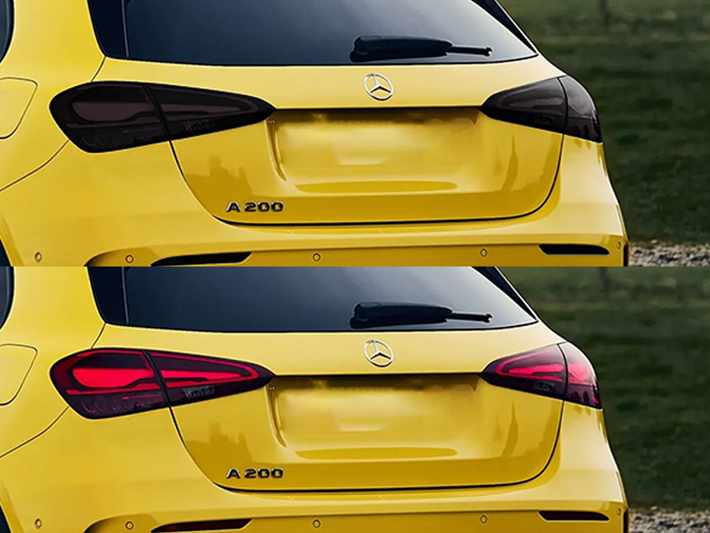 Mercedes-Benz A-Class 2019-2023 Before and After Smoked Taillights