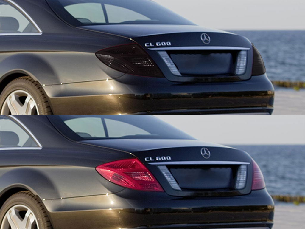 Mercedes-Benz CL-Class 2007-2010 Before and After Smoked Taillights