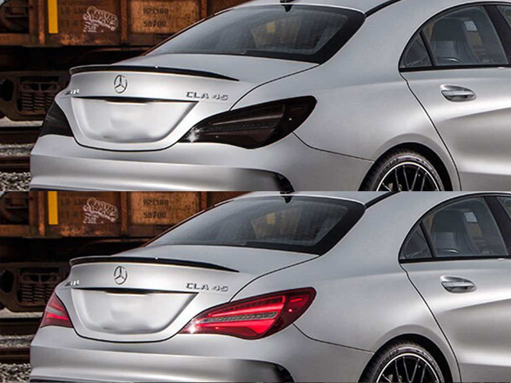 Mercedes-Benz CLA-Class 2014-2019 Before and After Smoked Taillights