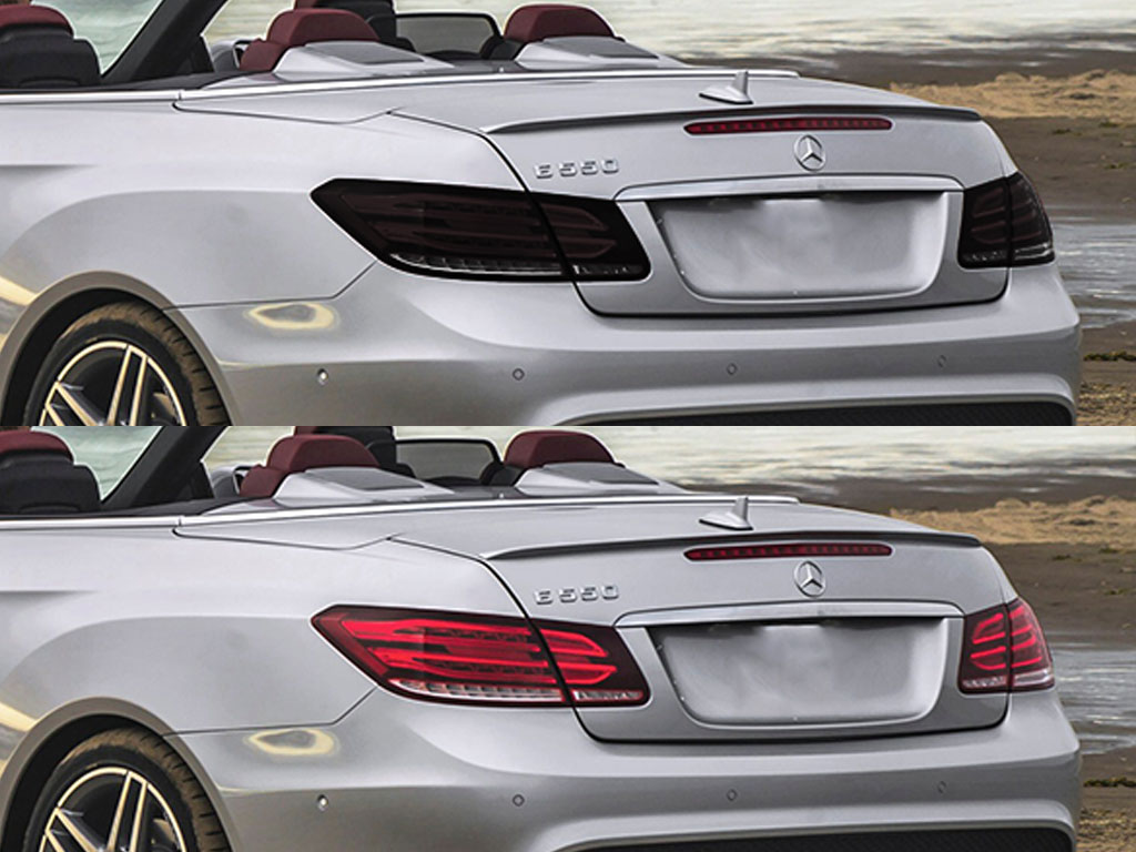 Mercedes-Benz E-Class 2014-2017 Before and After Smoked Taillights