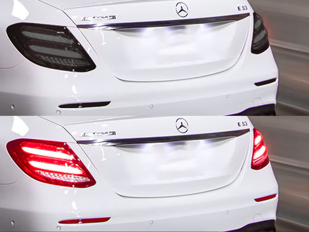 Mercedes-Benz E-Class 2017-2020 Before and After Smoked Taillights