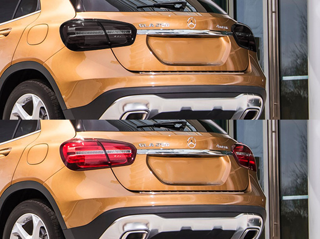 Mercedes-Benz GLA-Class 2015-2020 Before and After Smoked Taillights