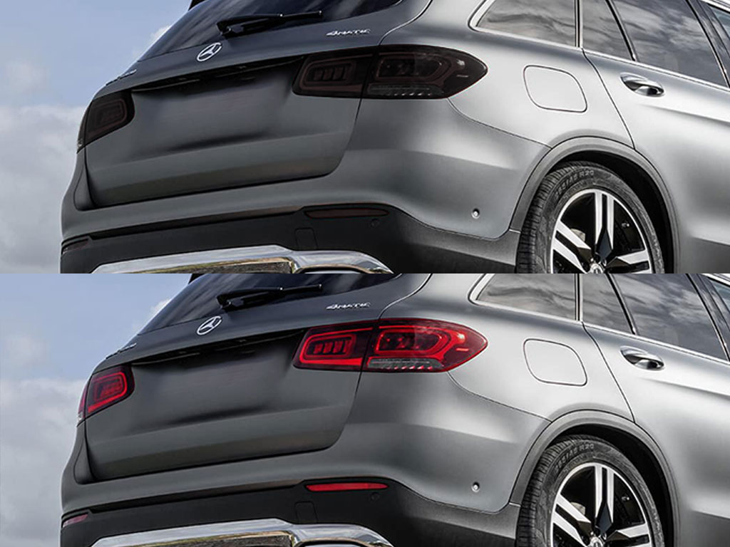 Mercedes-Benz GLC-Class 2020-2023 Before and After Smoked Taillights