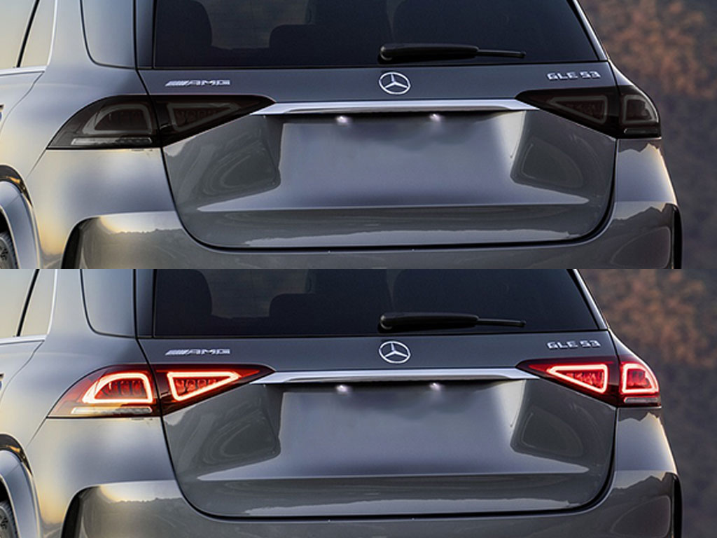 Mercedes-Benz GLE-Class 2020-2022 Before and After Smoked Taillights