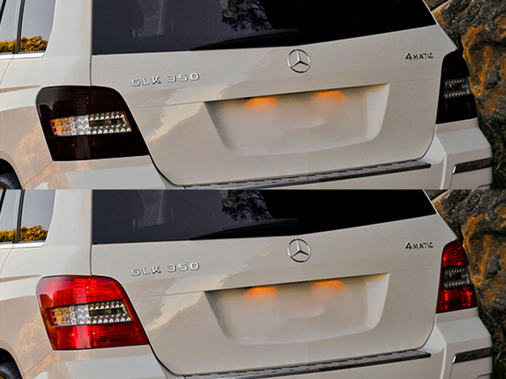 Mercedes-Benz GLK-Class 2010-2012 Before and After Smoked Taillights