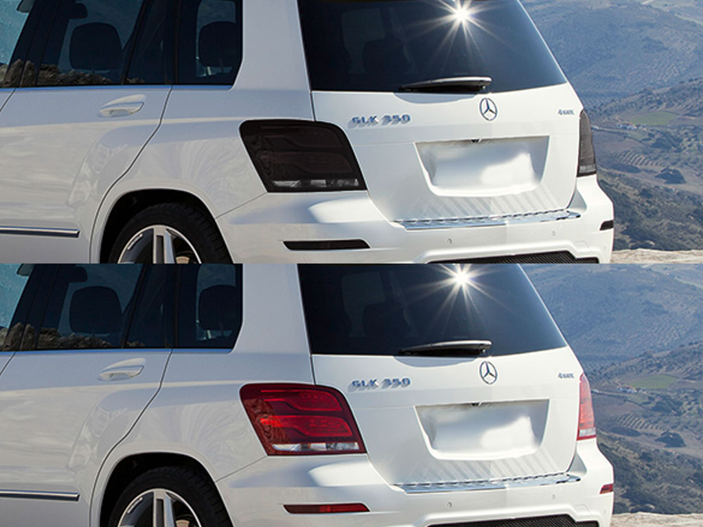 Mercedes-Benz GLK-Class 2013-2015 Before and After Smoked Taillights