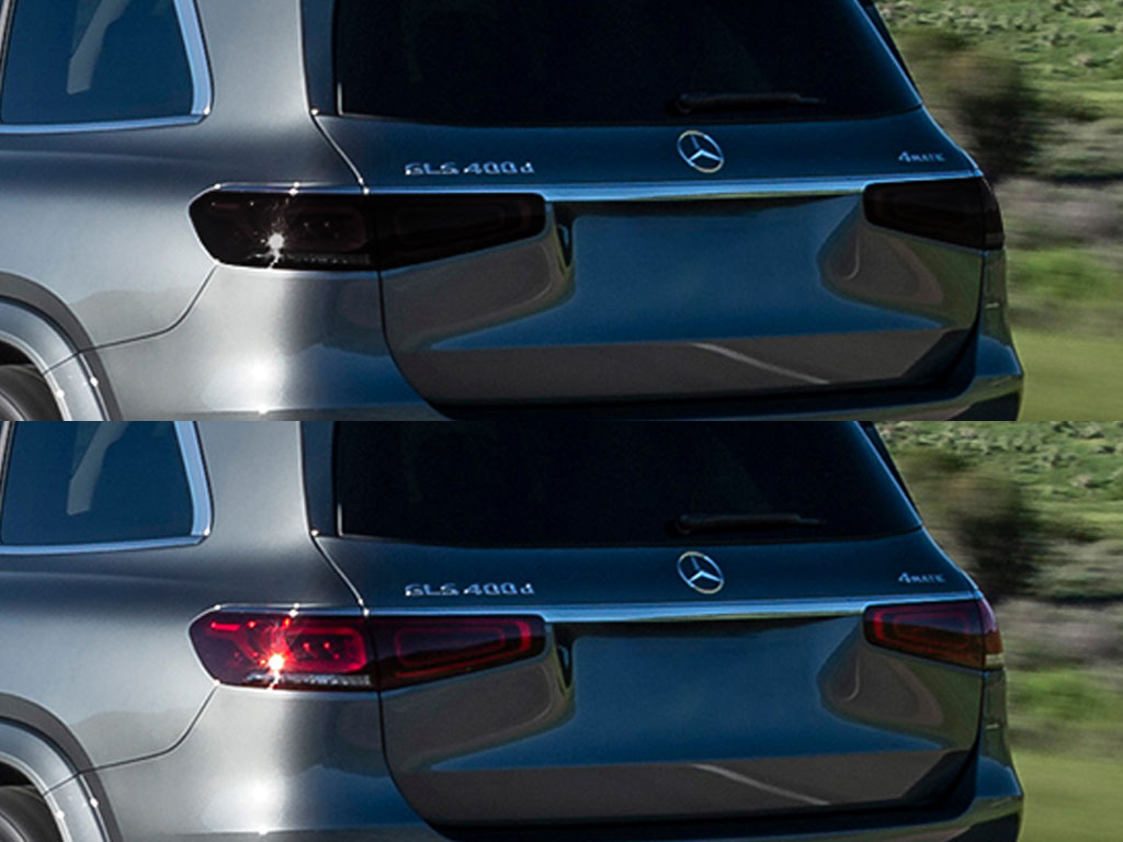 Mercedes-Benz GLS-Class 2024-2025 Before and After Smoked Taillights