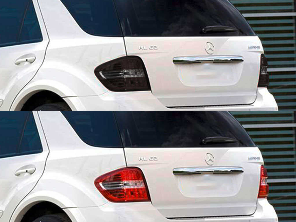 Mercedes-Benz M-Class 2006-2011 Before and After Smoked Taillights