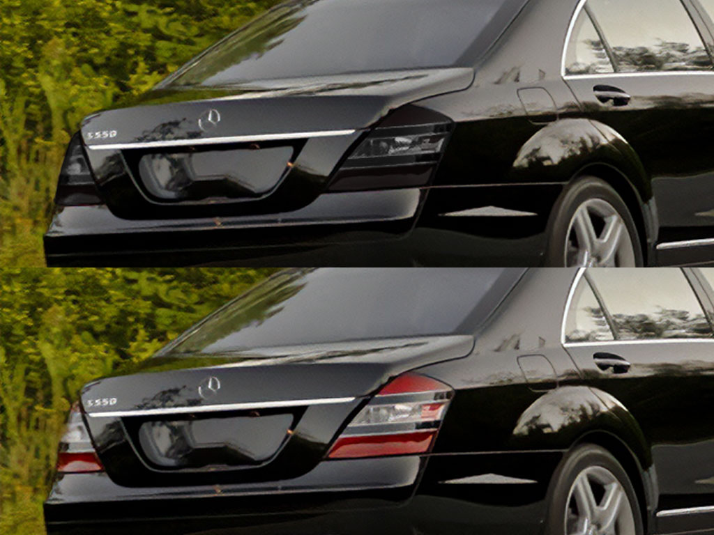 Mercedes-Benz S-Class 2007-2009 Before and After Smoked Taillights