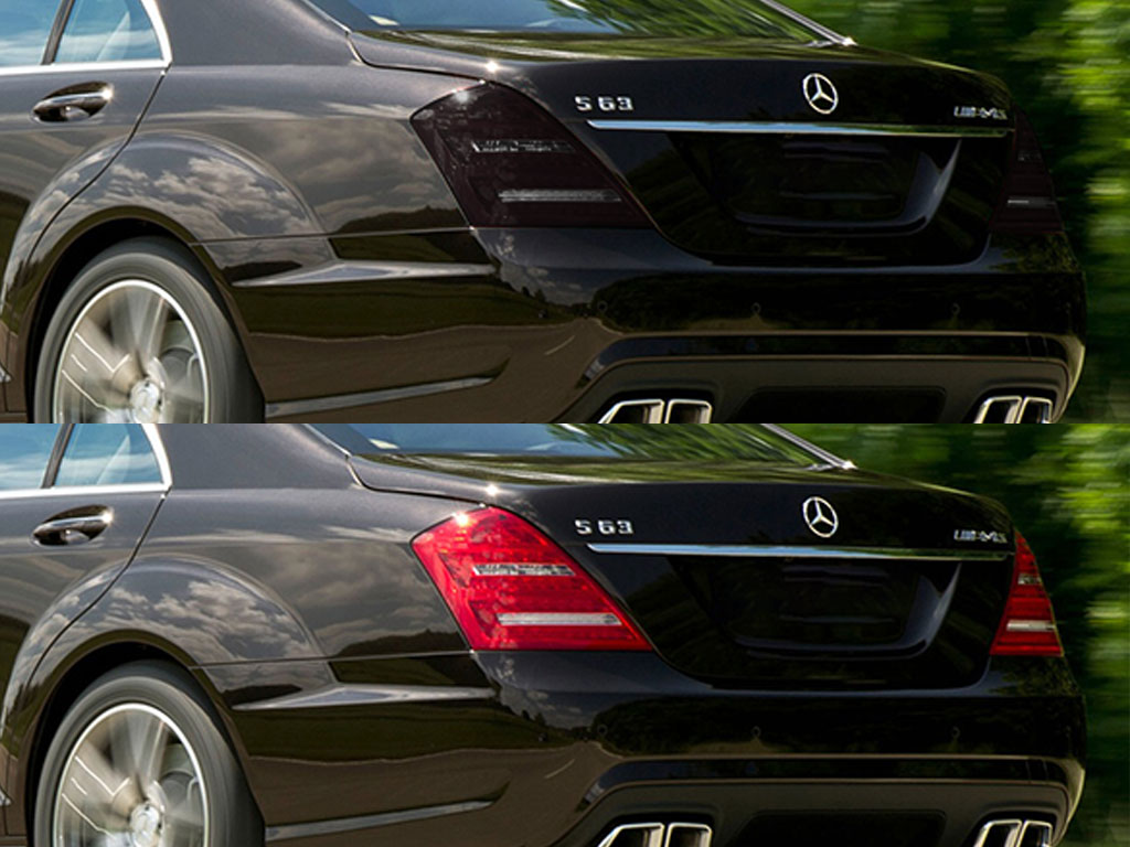 Mercedes-Benz S-Class 2010-2013 Before and After Smoked Taillights