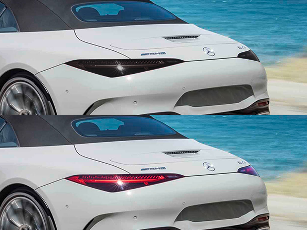 Mercedes-Benz SL-Class 2018-2022 Before and After Smoked Taillights