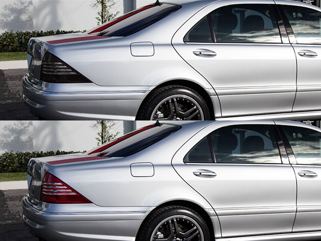 Mercedes-Benz S-Class 2006 Before and After Smoked Taillights