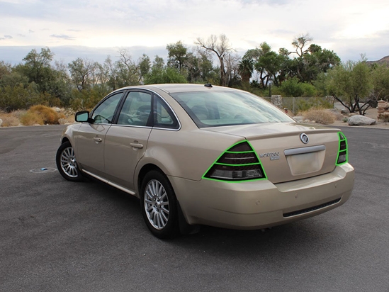 Mercury Montego 2005-2007 Tail Light Tint Installation Points