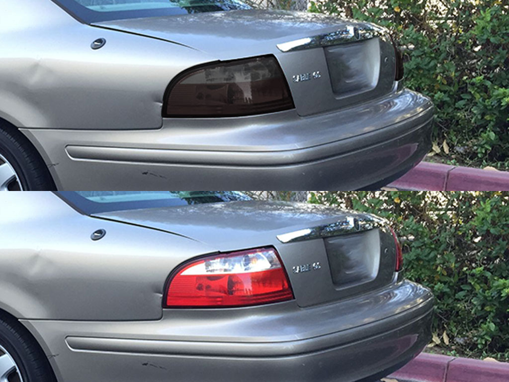 Mercury Sable 2000-2005 Before and After Smoked Taillights