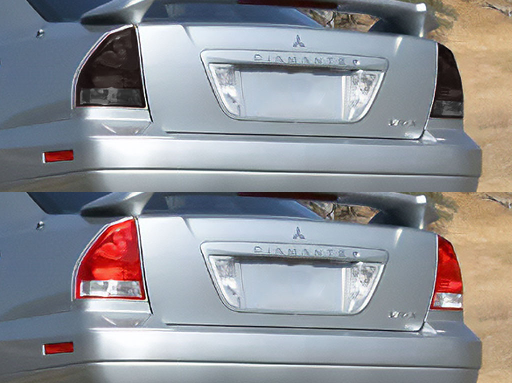 Mitsubishi Diamante 2002-2003 Before and After Smoked Taillights