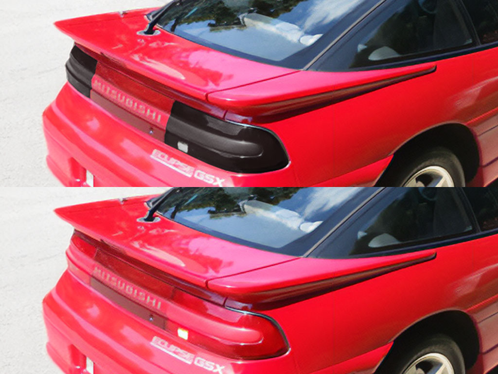 Mitsubishi Eclipse 1990-1994 Before and After Smoked Taillights