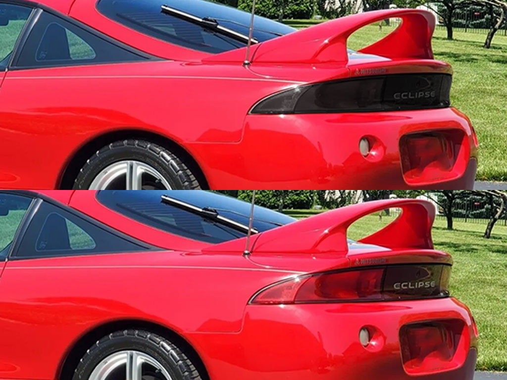 Mitsubishi Eclipse 1995-1999 Before and After Smoked Taillights