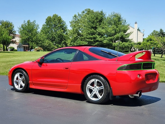 Mitsubishi Eclipse 1995-1999 Tail Light Tint Installation Points