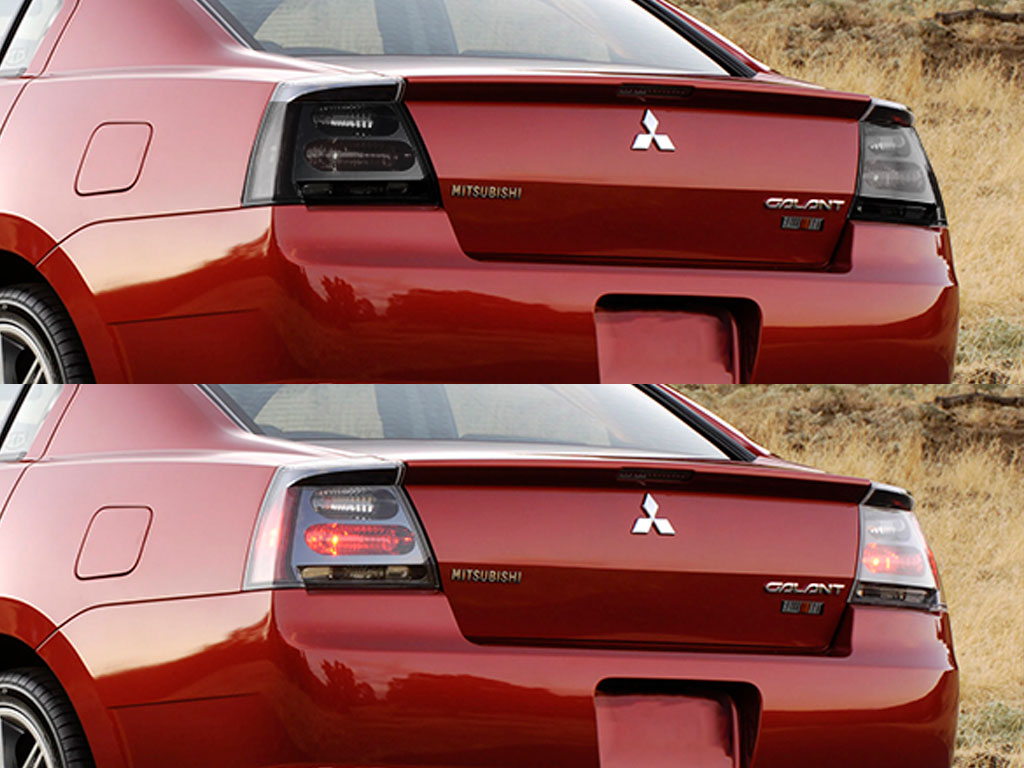 Mitsubishi Galant 2007-2008 Before and After Smoked Taillights