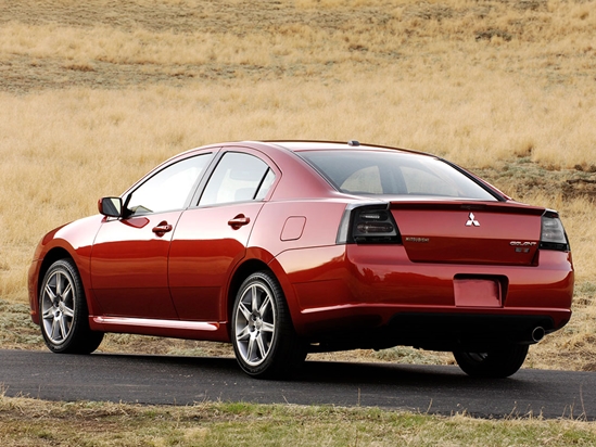 Mitsubishi Galant 2007-2008 Blackout Tail Light TInt