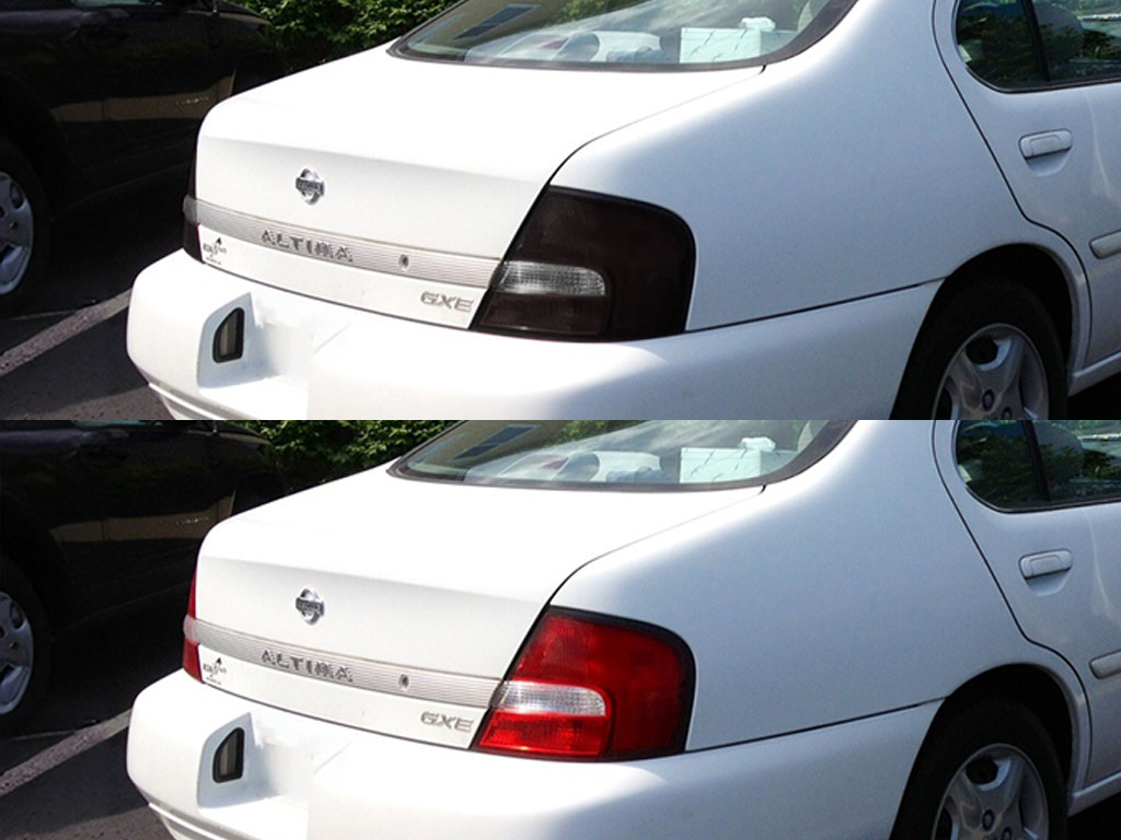 Nissan Altima 1998-2001 Before and After Smoked Taillights