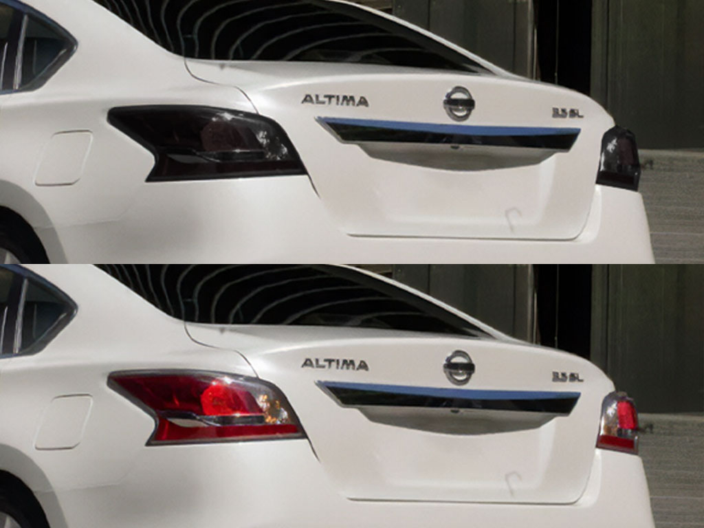 Nissan Altima Sedan 2013-2015 Before and After Smoked Taillights