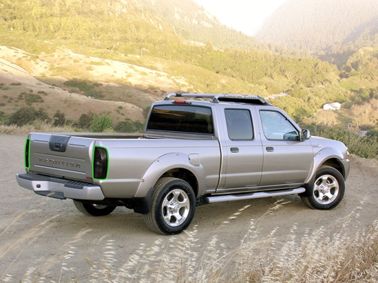 Nissan Frontier 2001-2004 Tail Light Tint Installation Points