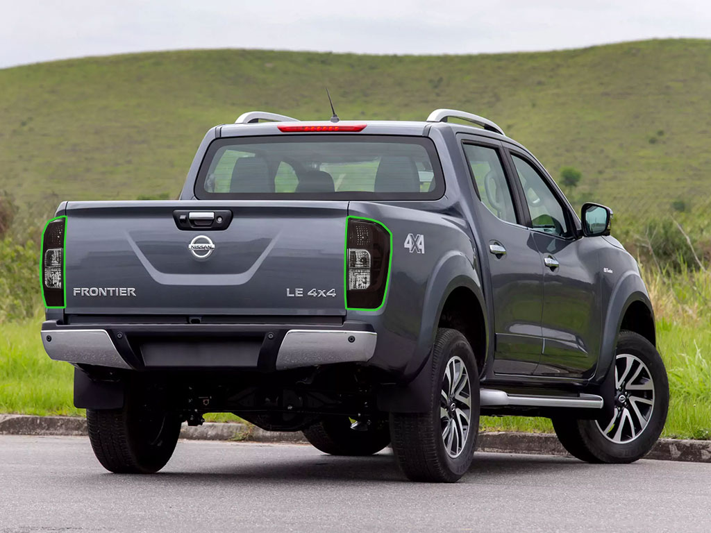 Nissan Frontier 2005-2021 Tail Light Tint Installation Points