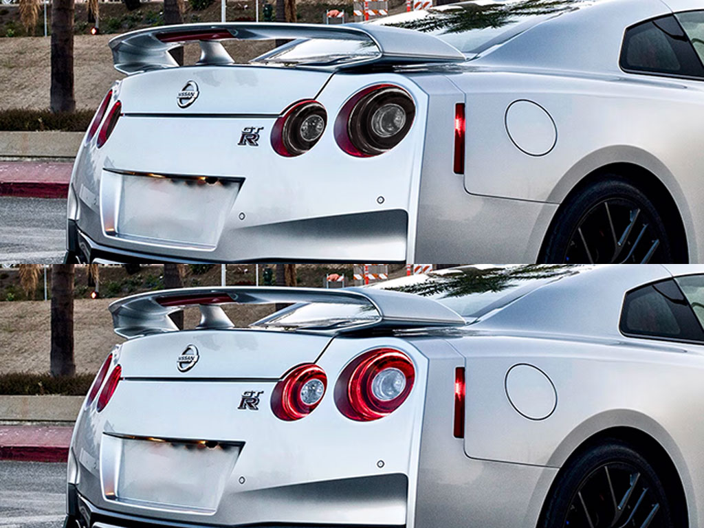 Nissan GT-R 2009-2021 Before and After Smoked Taillights