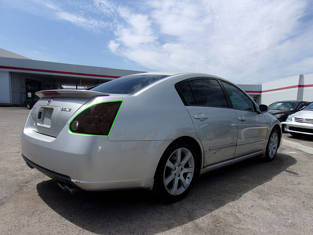 Nissan Maxima 2004-2008 Tail Light Tint Installation Points