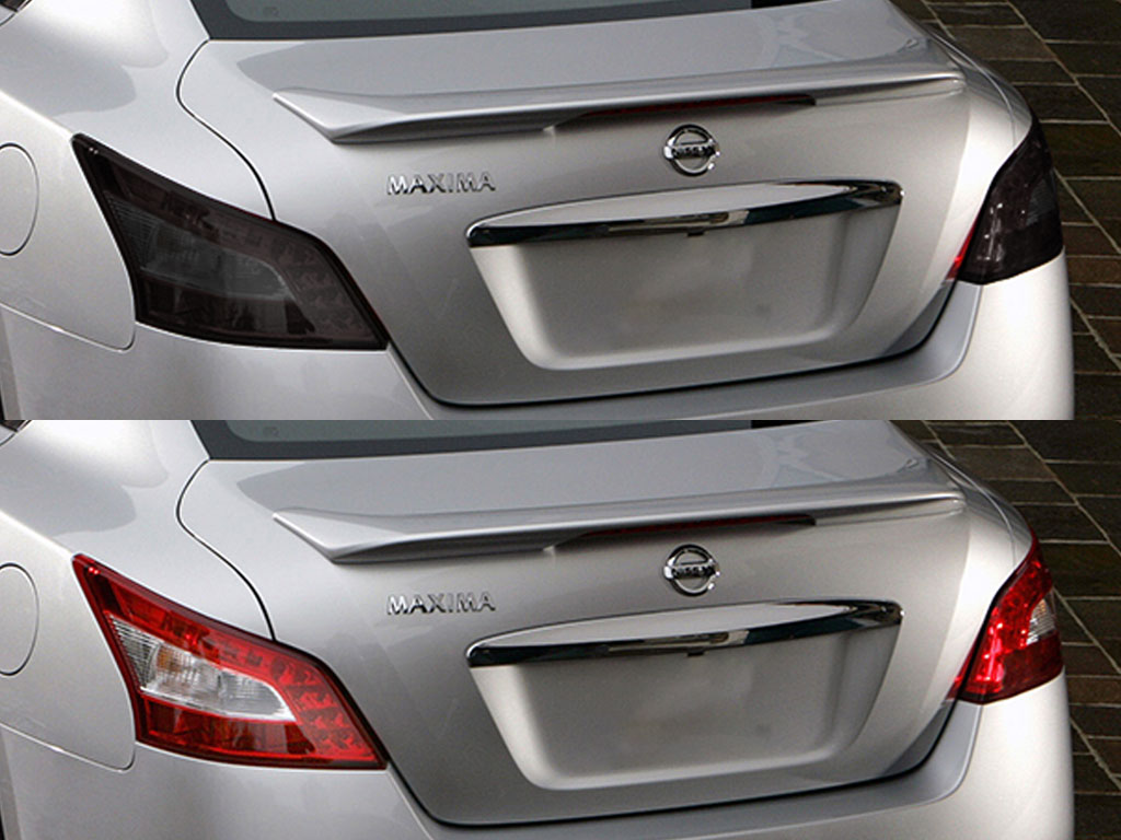 Nissan Maxima 2009-2014 Before and After Smoked Taillights