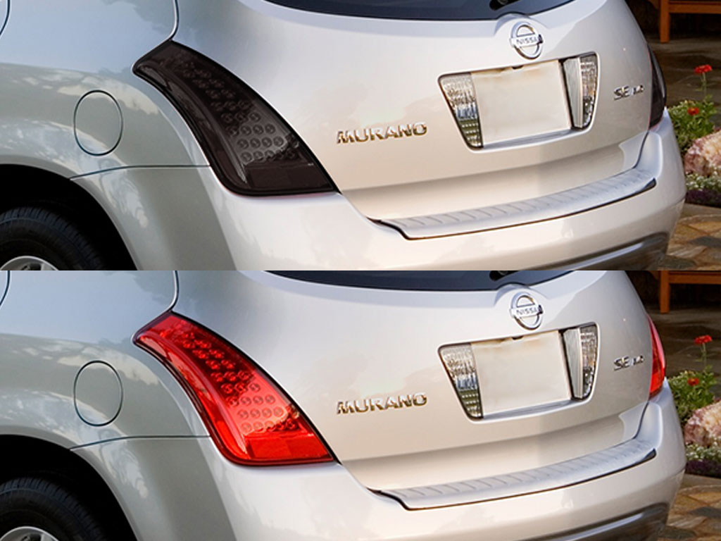 Nissan Murano 2003-2007 Before and After Smoked Taillights