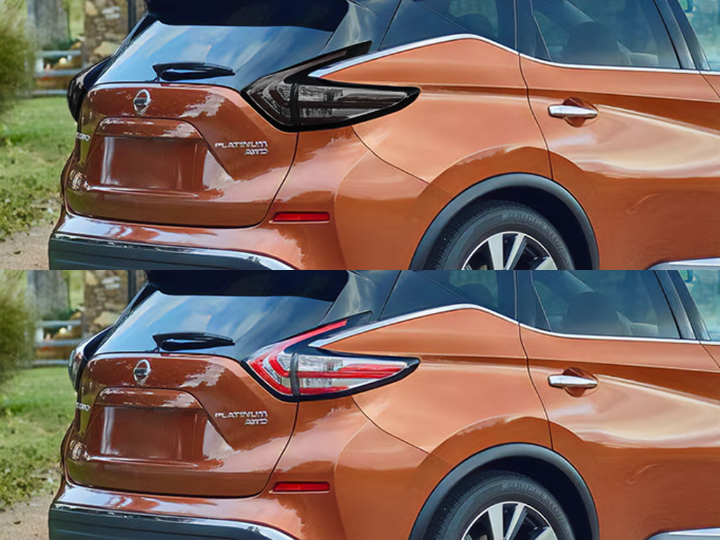 Nissan Murano 2015-2018 Before and After Smoked Taillights