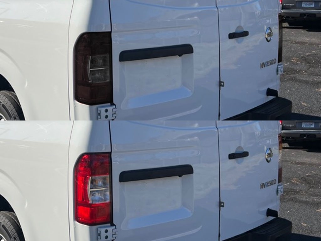 Nissan NV 2012-2021 Before and After Smoked Taillights