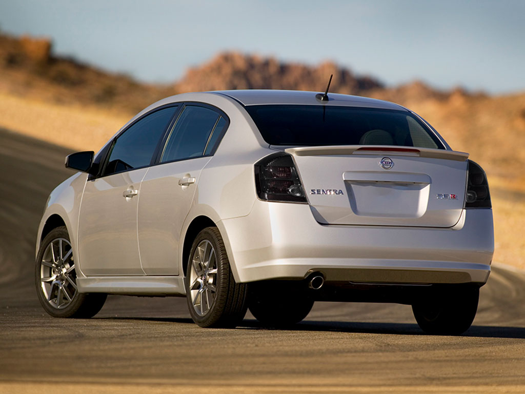 Nissan Sentra 2007-2012 Blackout Tail Light TInt