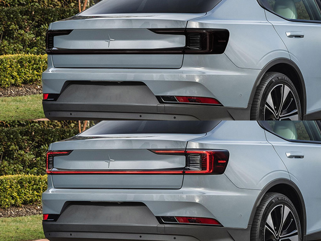 Polestar 2 2023-2025 Before and After Smoked Taillights