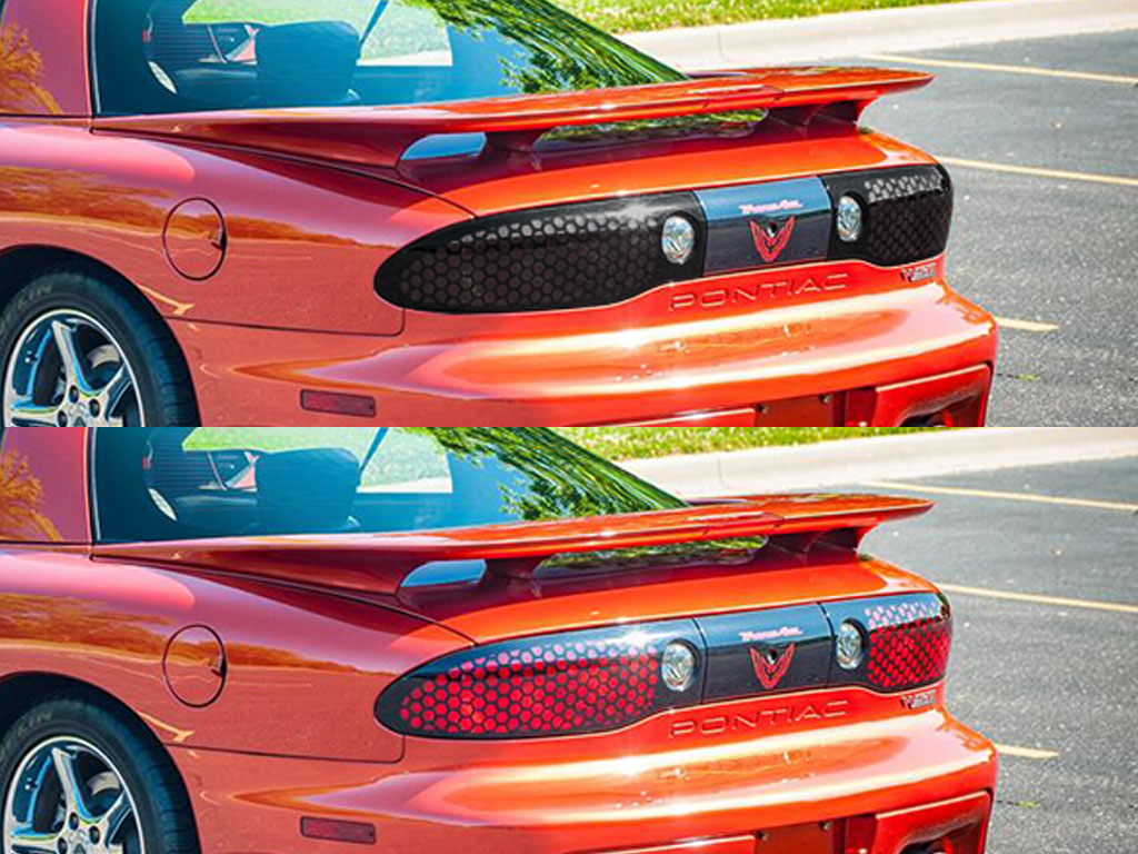 Pontiac Firebird 1998-2002 Before and After Smoked Taillights