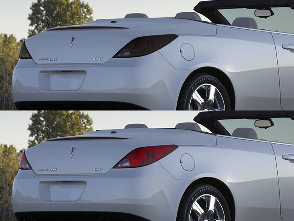 Pontiac G6 Convertible 2006-2009 Before and After Smoked Taillights