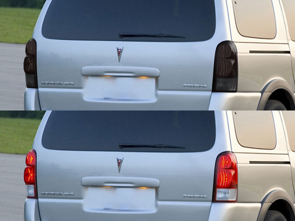 Pontiac Montana SV6 2006 Before and After Smoked Taillights