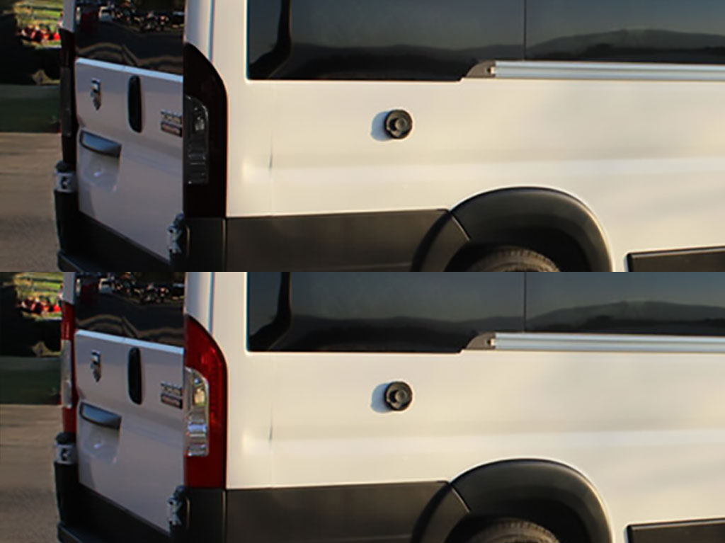 Ram Promaster 2014-2025 Before and After Smoked Taillights