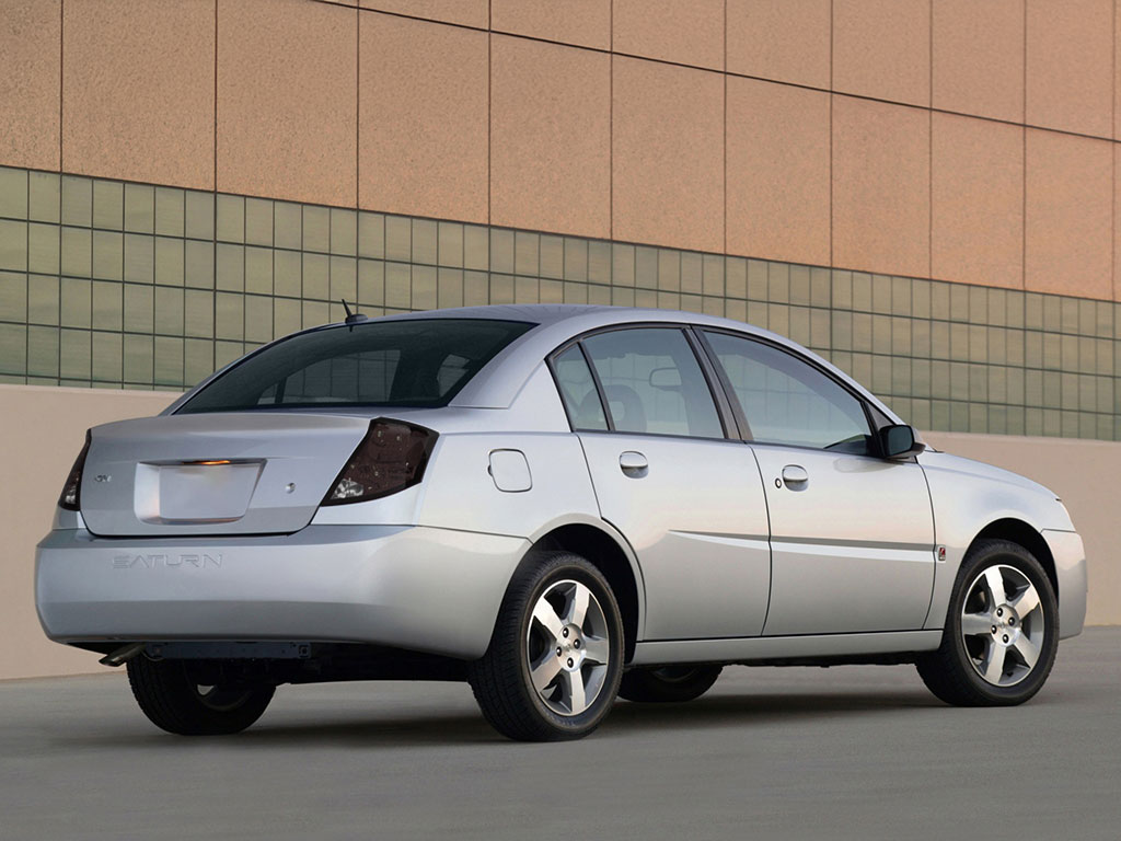 Saturn Ion Sedan 2003-2007 Blackout Tail Light TInt