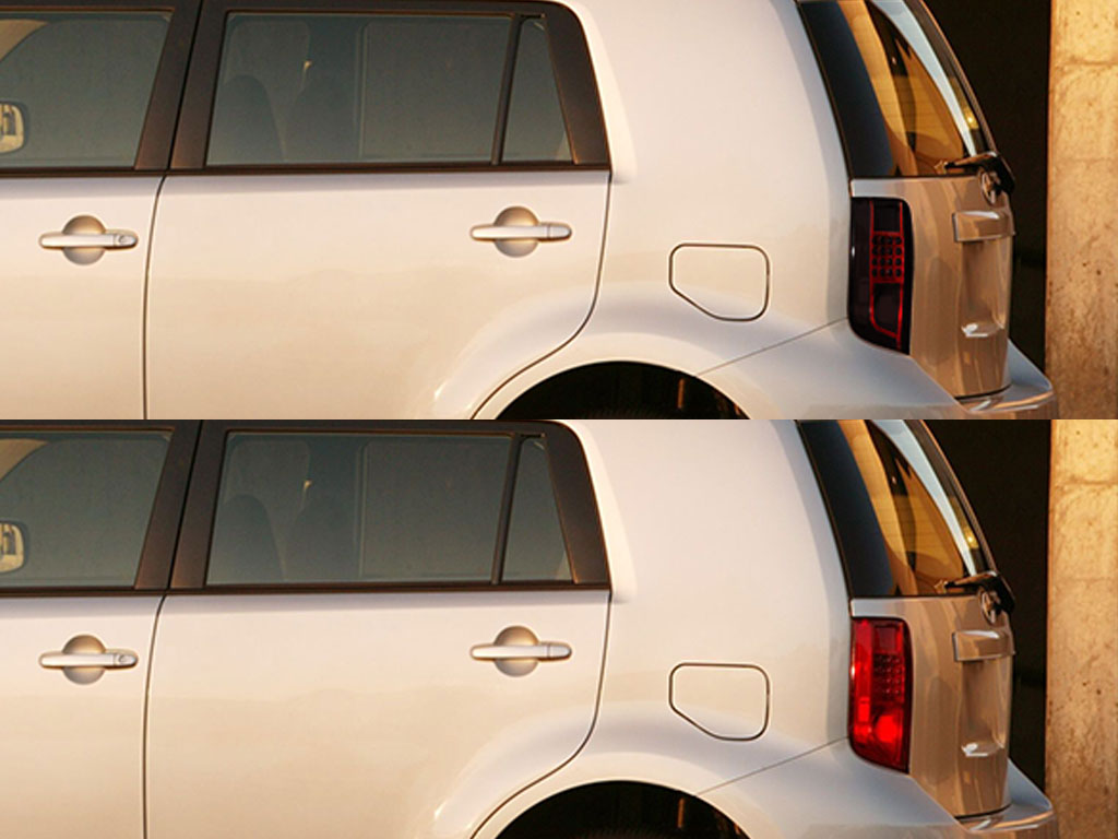 Scion xB 2008-2010 Before and After Smoked Taillights