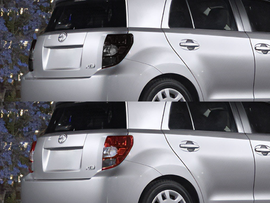 Scion xD 2008-2014 Before and After Smoked Taillights