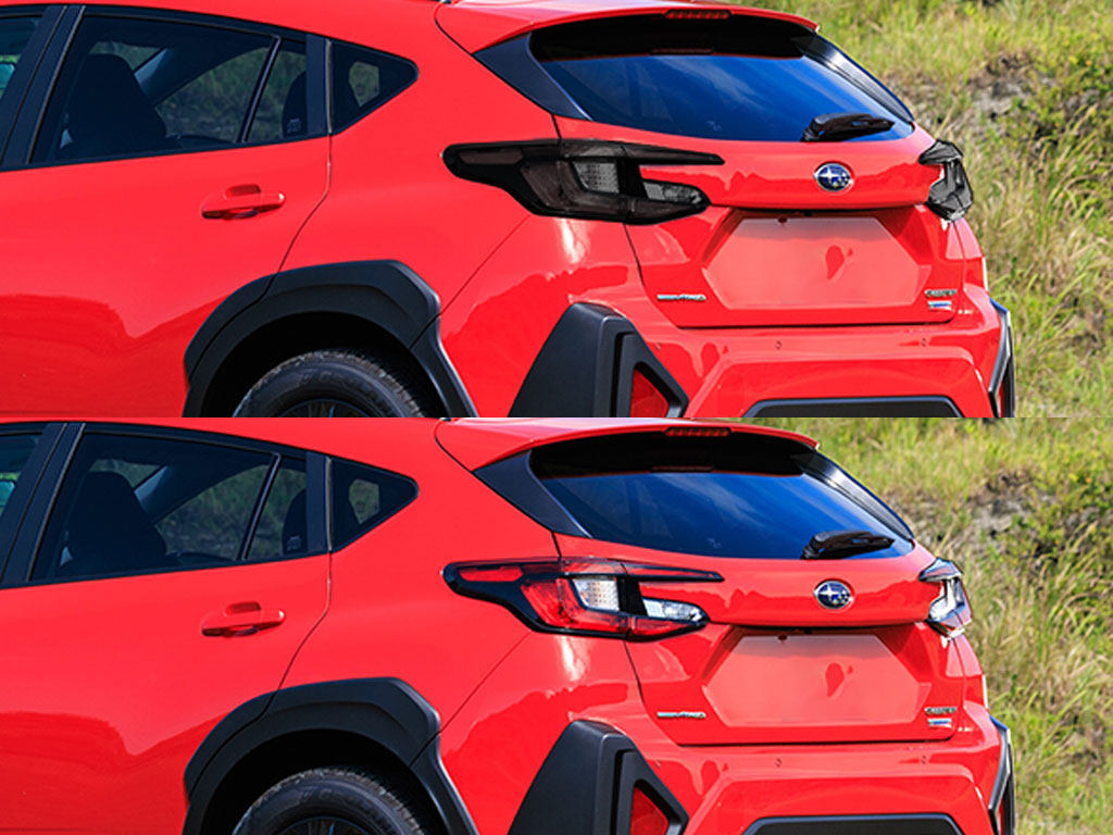 Subaru Crosstrek 2020-2023 Before and After Smoked Taillights